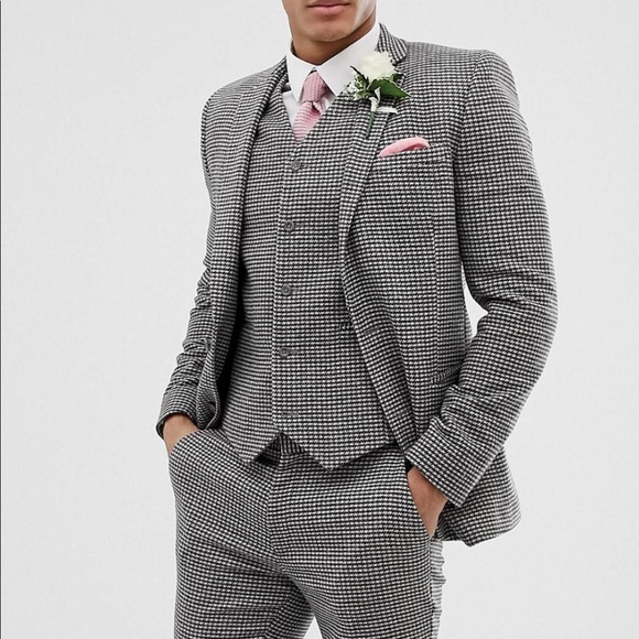 ASOS Other - ASOS Houndstooth Suit Jacket & Suit Pants
